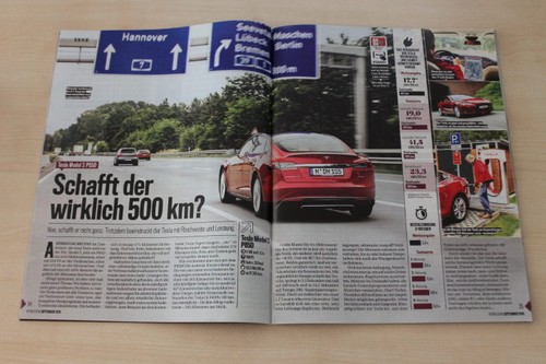 Auto bild 2015 - tesla, model