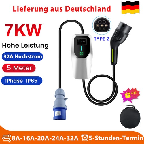 7kw ladegerät mobile - ladegerät,