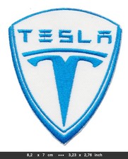 TESLA Aufnäher Patch