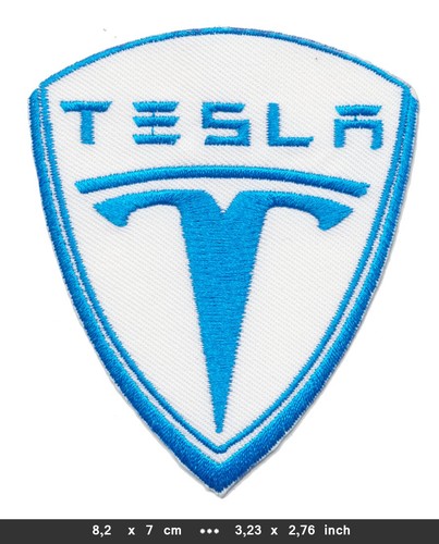 Tesla aufnäher patch - tesla,