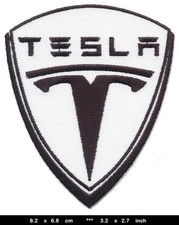 TESLA Aufnäher Patches
