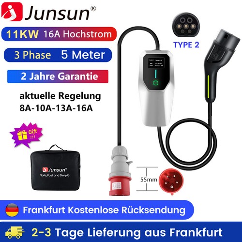 Typ 11kw ladekabel 16a - typ, 2